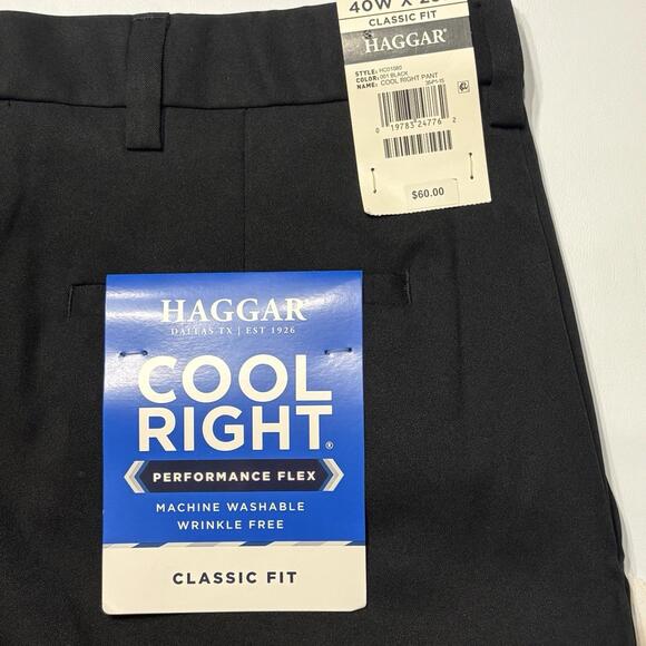 Haggar Cool Right Performance Flex Pants - New with Tags - Picture 8 of 10